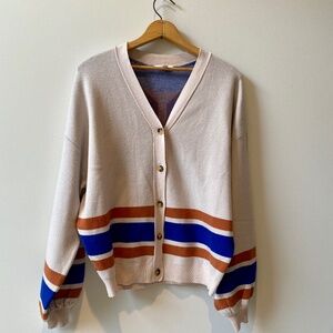 ASCOT + HART Varsity Cardigan Sweater - Size Medium #36